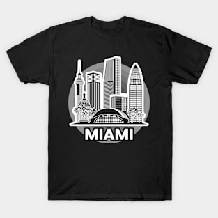 Miami City Landscape T-Shirt